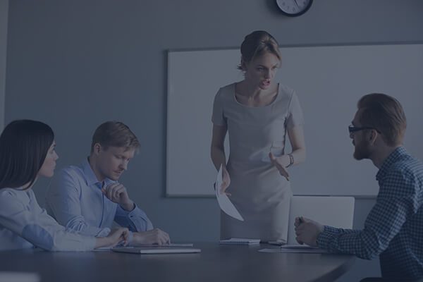 Team Members Discussing Reputation Risk