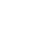 Cybersecurity White Icon