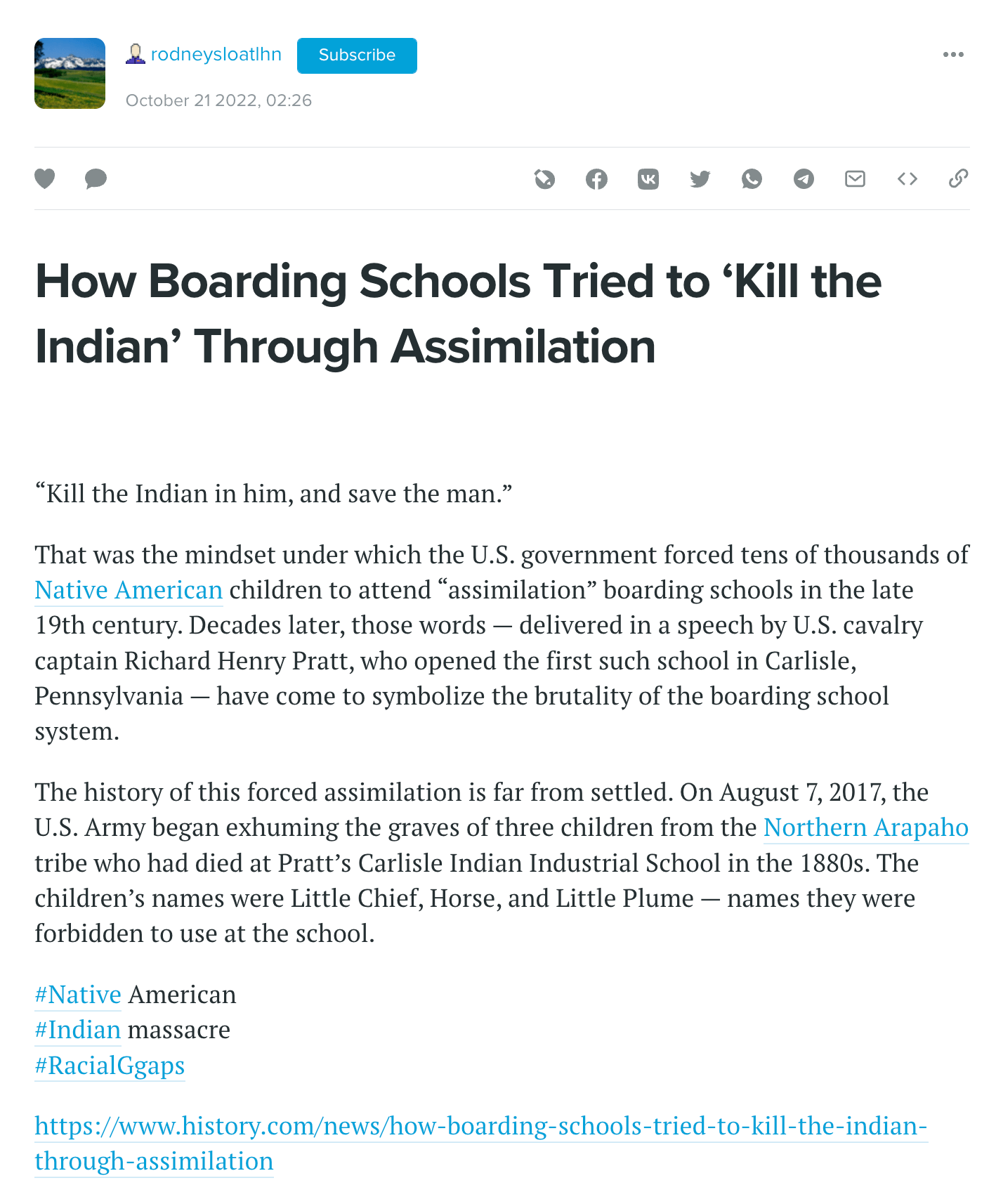 Boarding Schools Trying to Kill Indians