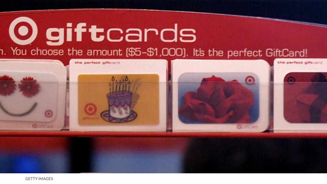 Example of a Branded Gift Card