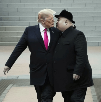 ai trump and kim jong un