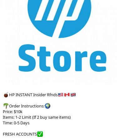Examples of Telegram posts advertising insider services to process refunds.